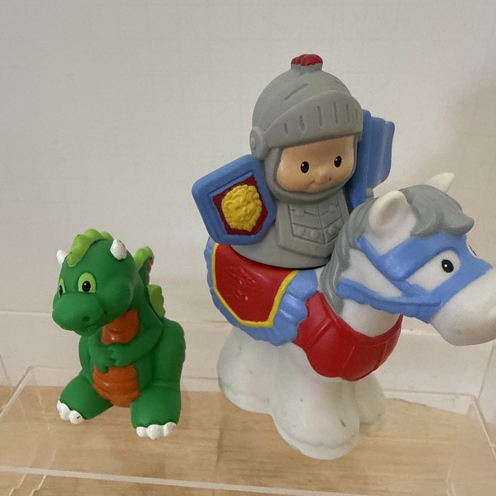 Little People Knight With Horse and Dragon